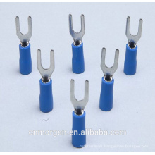 Insulated Spade Terminals, Fork Connectors with insulation sleeve PVC